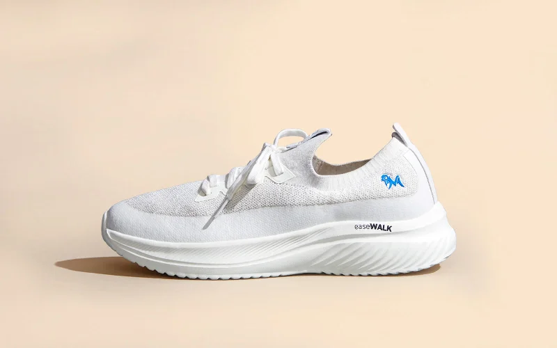 Trendy Sports Sneakers Ease Walk Sneakers : White