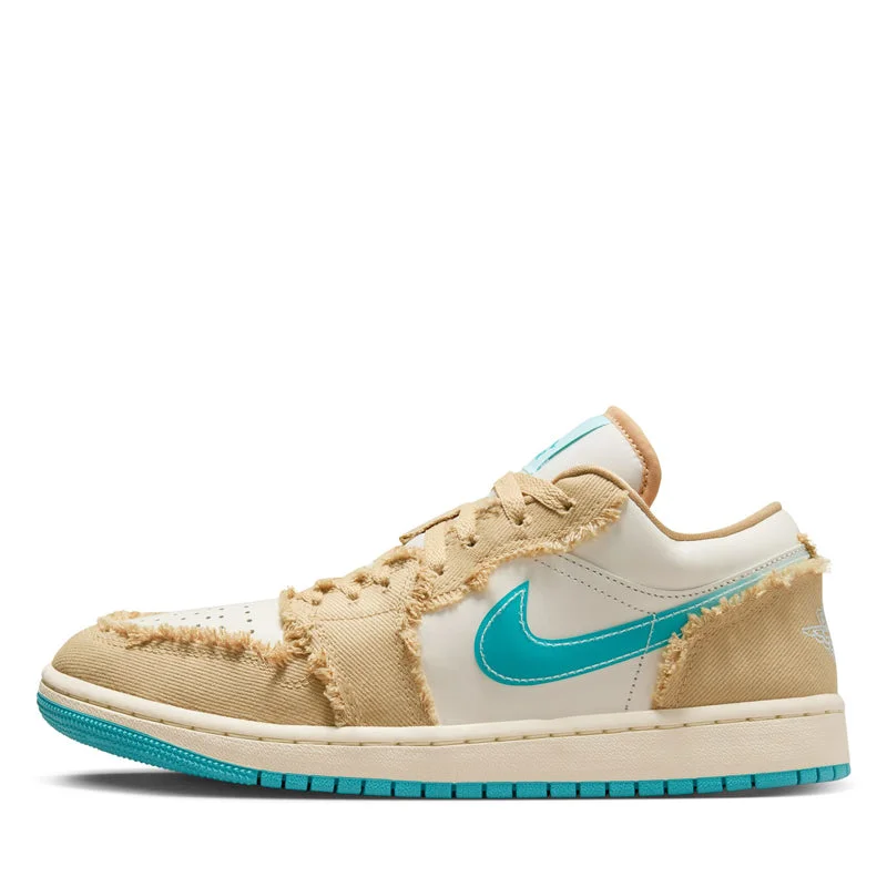 Comfortable Sports Shoes Women's Air Jordan 1 Low SE 'Wave' - Sesame/Dusty Cactus