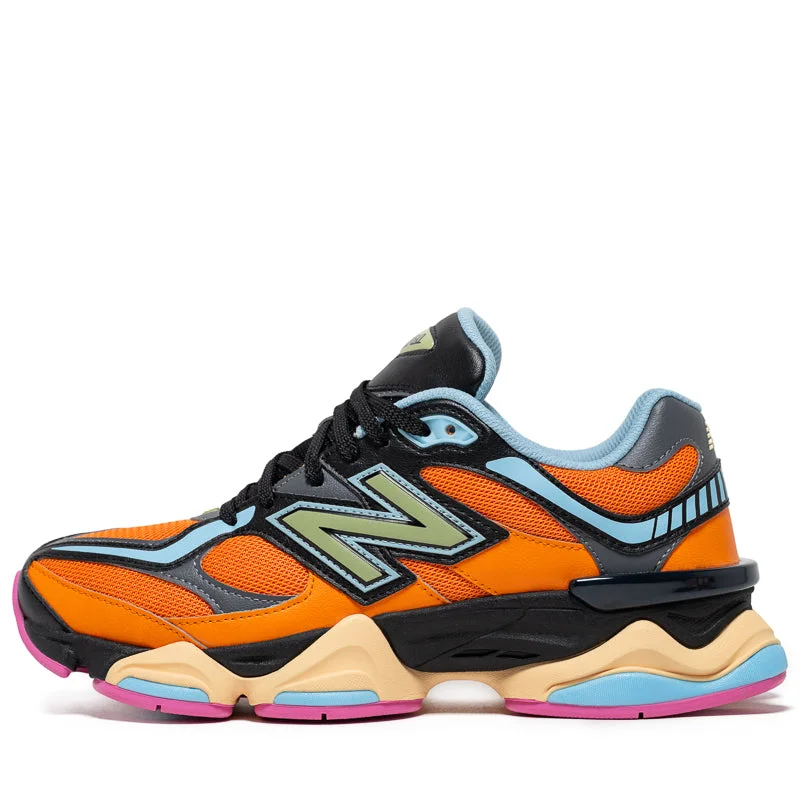 Leather Work Boots New Balance 9060 - Orange/Black