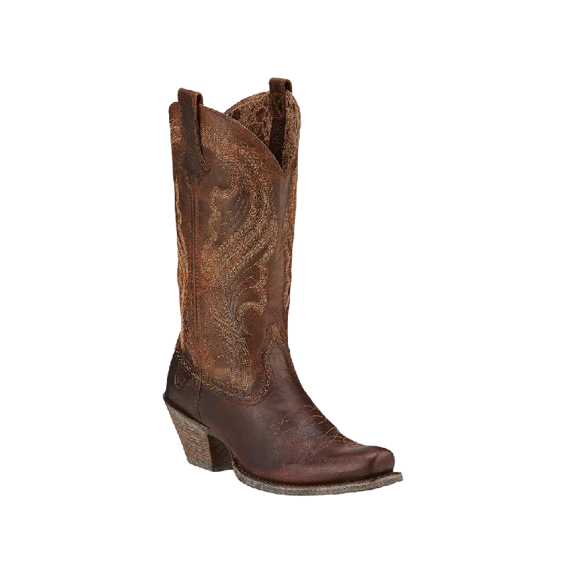 Leather Sandals For Sale Ariat Women's Lively Western Sassy Brown Boot