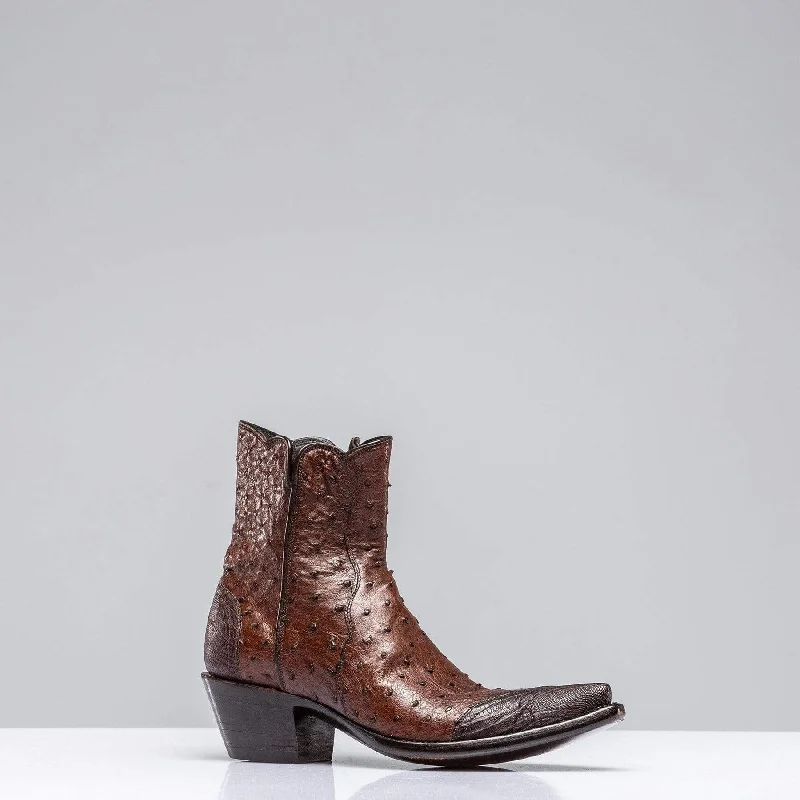 Cozy Winter Shoes Ostrich Zorro In Tobacco