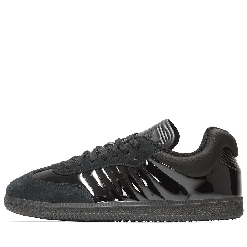 Luxury Leather Sneakers Dingyun Zhang x Adidas Samba - Core Black/Core Black