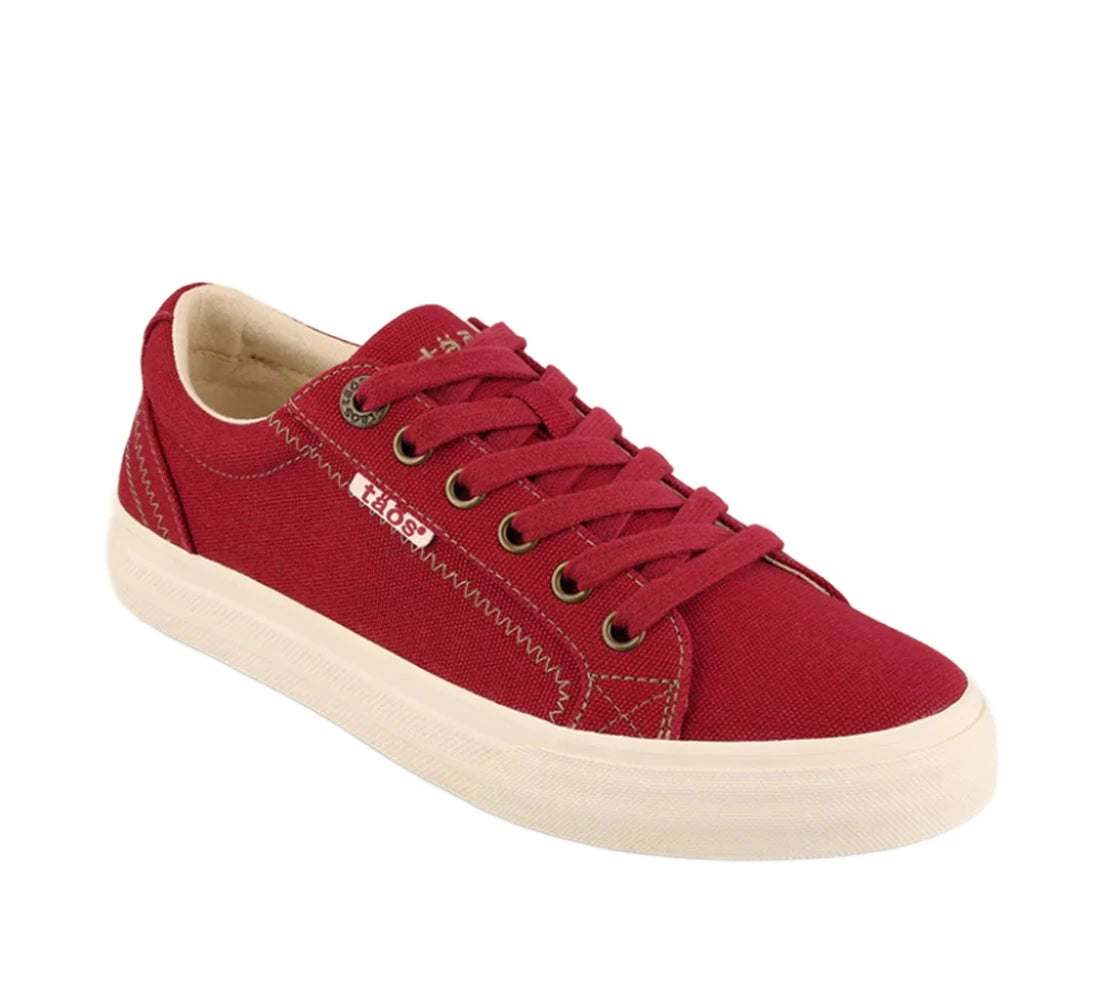 Comfortable Lace-Up Shoes Plim Soul Red