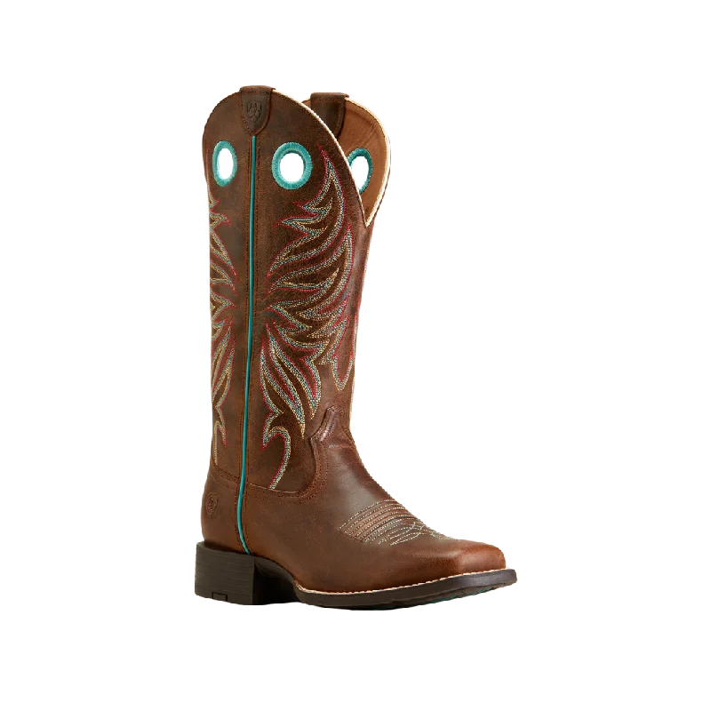 Stylish Sneakers For Hiking Ariat Women's Round Up Ryder Sassy Brown Boot