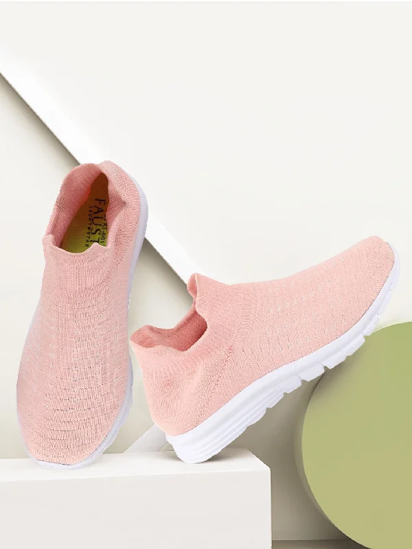 Comfortable Casual Sandals Women Pink Sports Slip-On Walking Shoes