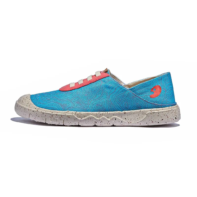 Stylish Sneakers For Running Sky Pink Blue Cadiz VII Women