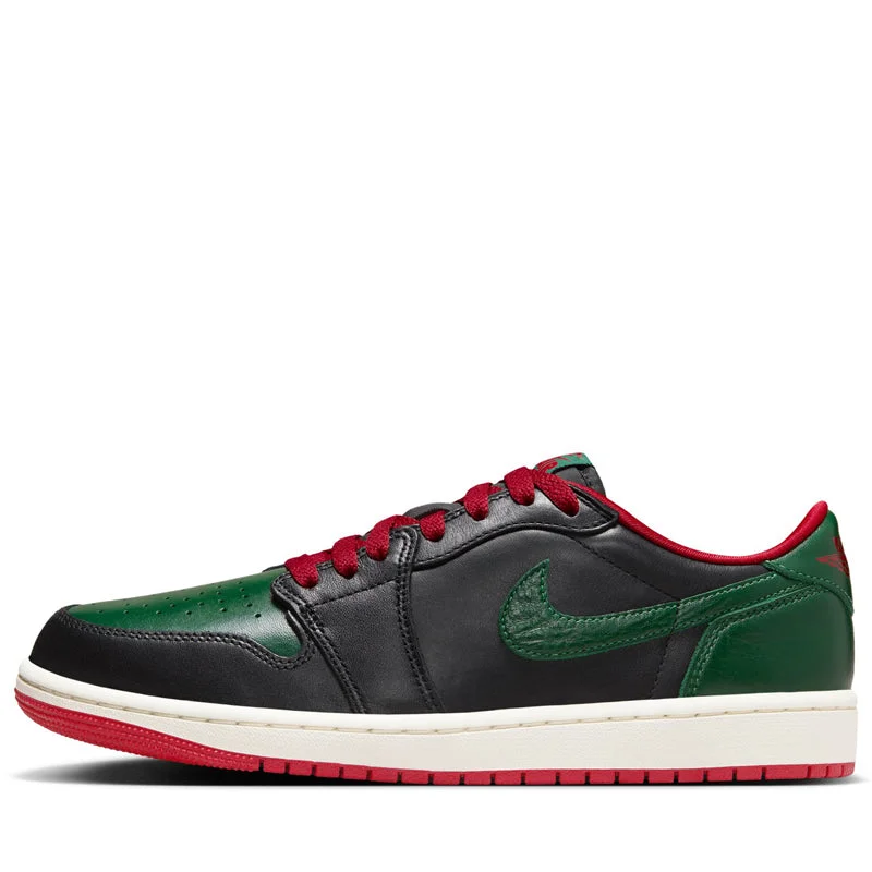 Fashion Sneakers For Work Women's Air Jordan 1 Low OG - Black/Gorge Green