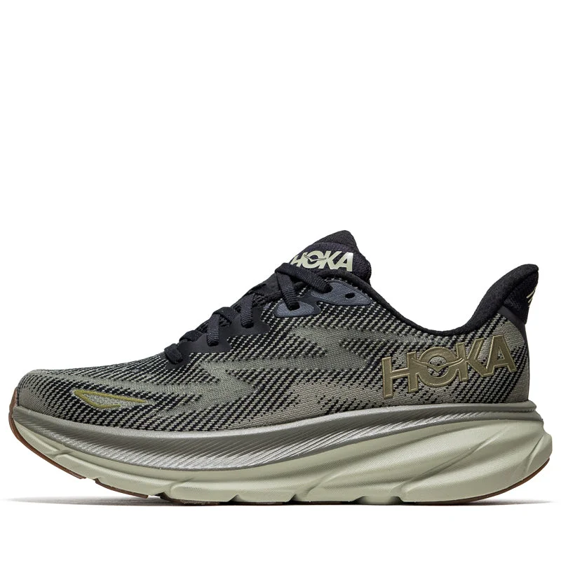 Durable Work Boots Hoka Clifton 9 - Black/Slate