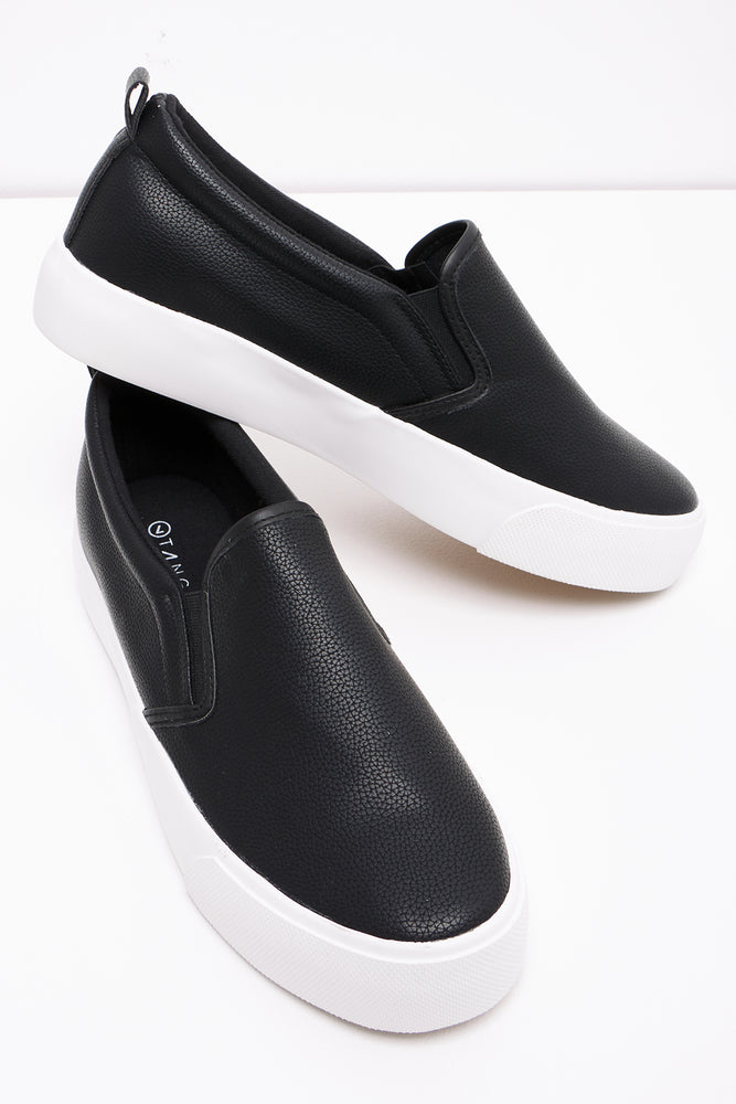 Casual Hiking Sandals Slip On Sneaker Black