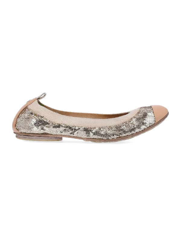 Comfortable Sandals For Summer sequin-embellished ballet flats