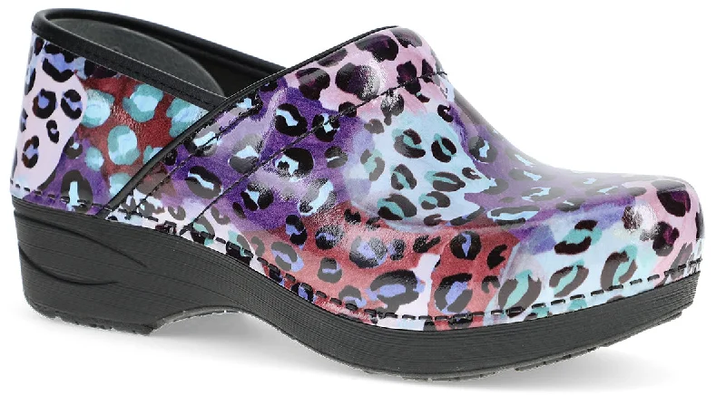 Waterproof Sports Shoes DANSKO XP 2.0 Purple Leopard Patent Clogs