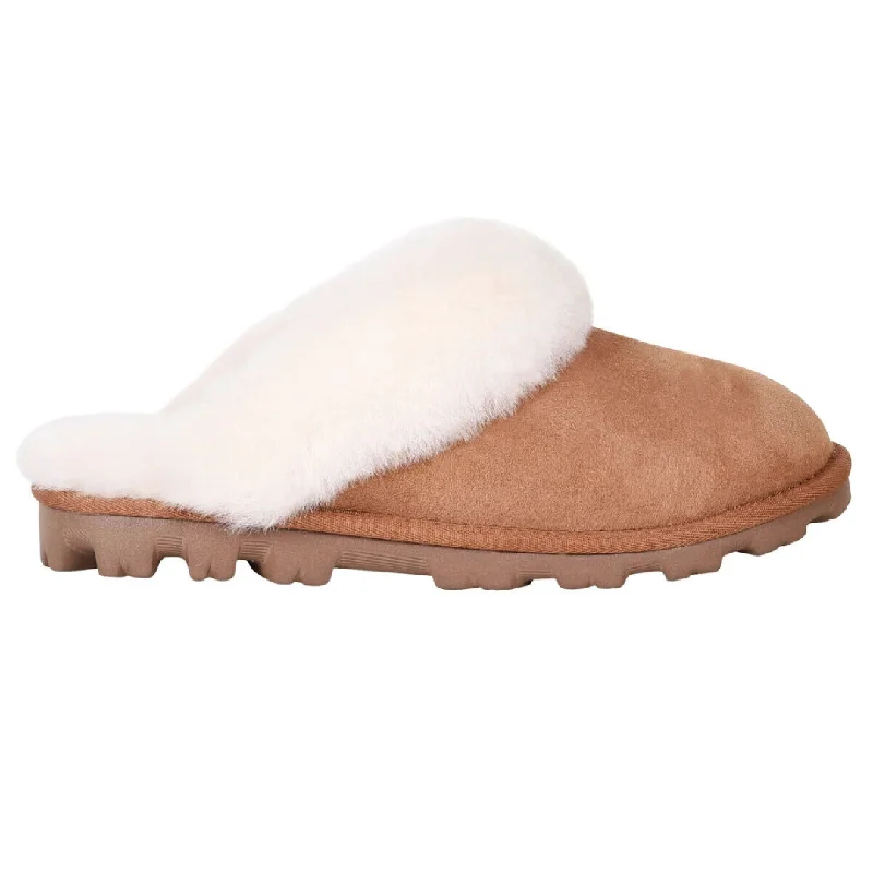 Comfortable Snow Boots For Sale Kirkland Signature Ladies Shearling Slippers Tan Havane Itm./Art.1711736