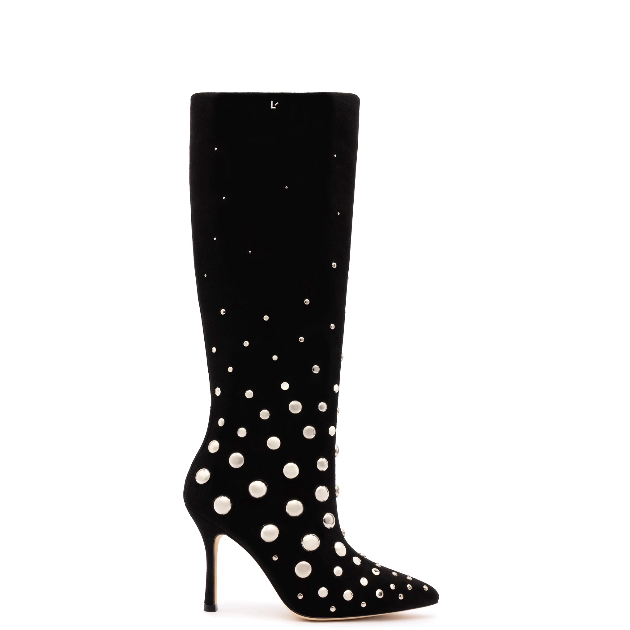 Best Dress Shoes Kate Studs Boot In Black Suede