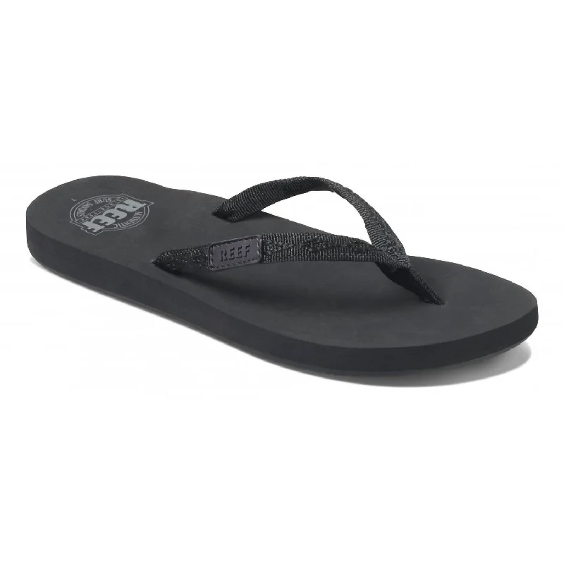 Warm Winter Boots Women's Ginger Flip Flop In Black