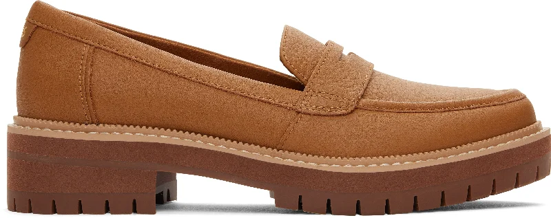 Trendy Formal Shoes Cara Loafer - Tan Leather