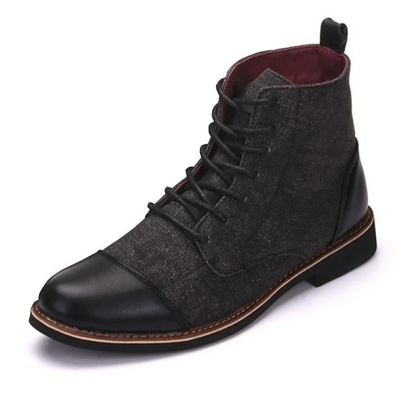 Elegant Casual Footwear West Louis™ Ankle Casual Lace Up Boots