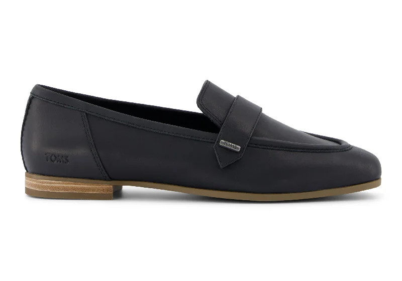 Running Shoes For Men Lynette Loafer - Black Leather