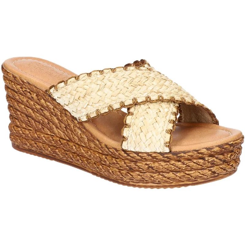 Casual Sandals Collection Bella Vita Womens Geo-Italy  Woven Wedge Sandals