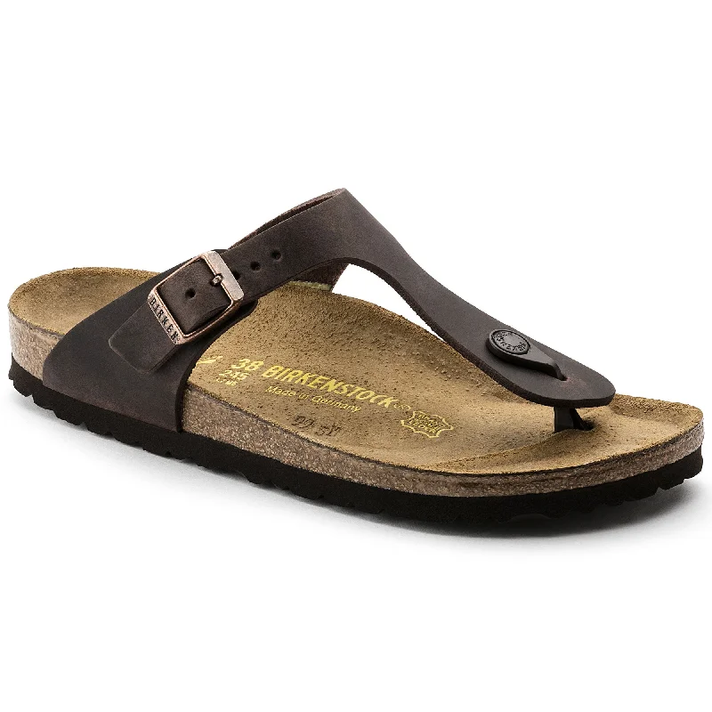 Best Dress Shoes Birkenstock Gizeh NU Oiled Habana Narrow 743833