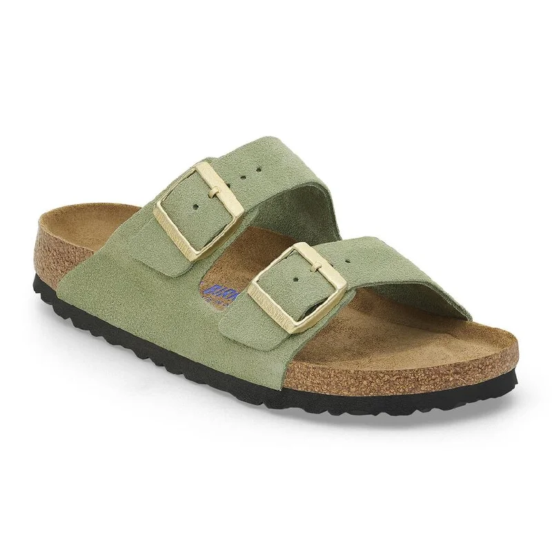 'Birkenstock' Women's Arizona Sandal - Green Tea