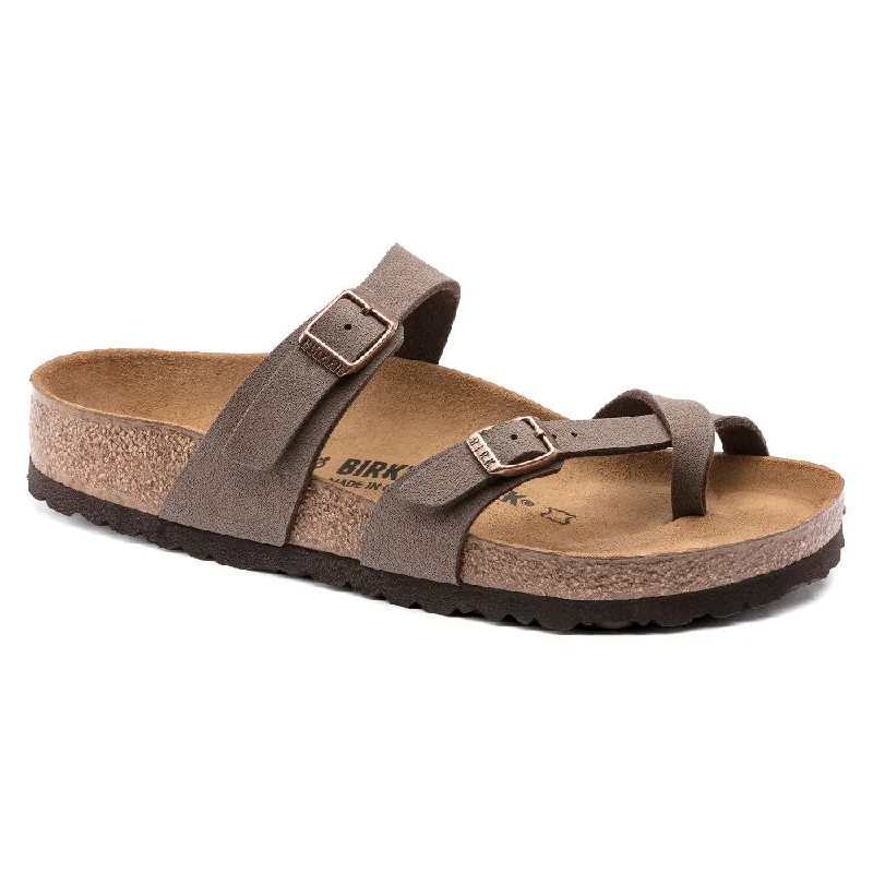 Elegant Casual Footwear 'Birkenstock' Women's Mayari Leather Sandal - Mocha