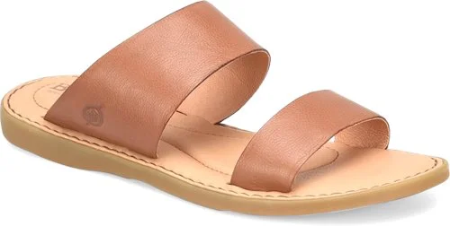 Elegant Wedding Shoes 'Born' Women's Inslo Slide Sandal - Brown (cuoio)