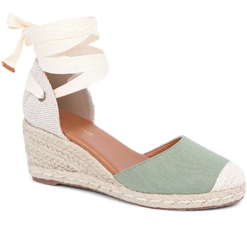 Candice Espadrille Wedge Sandals - BARBR37507 / 323 658