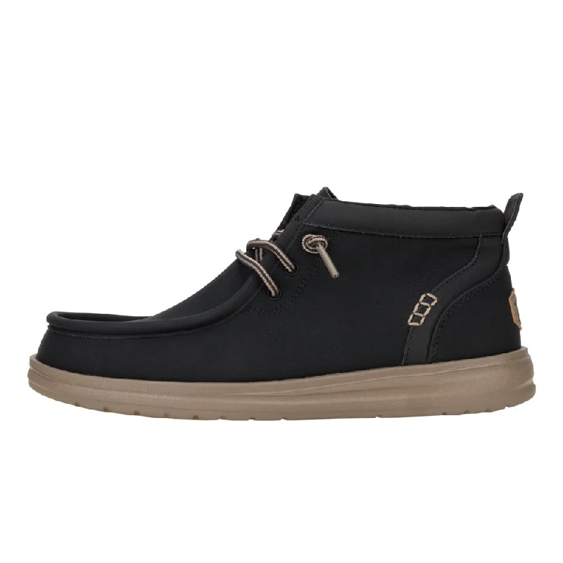 Sporty Casual Shoes 'HEY DUDE' Men's Wally Mid Griper Classic - Black/ Walnut