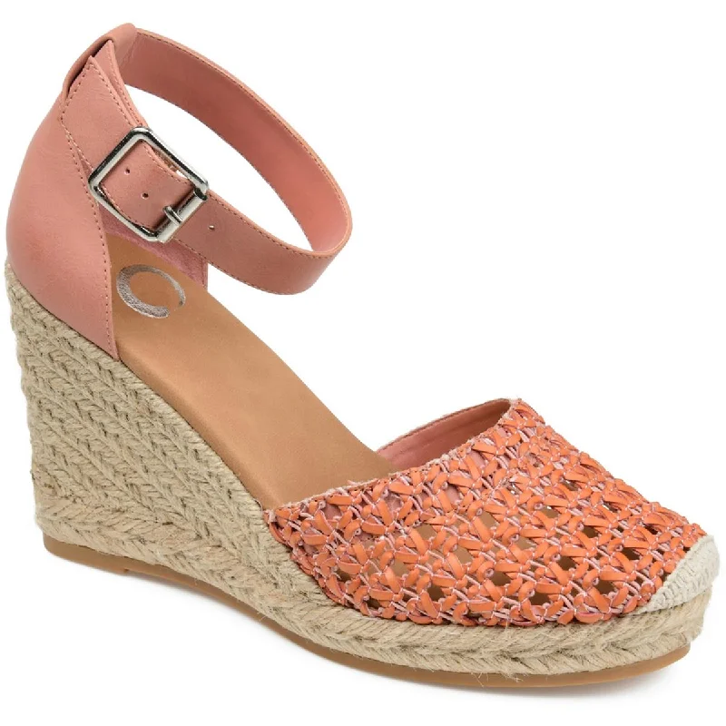 Leather Casual Shoes Journee Collection Womens Sierra Wedge Slip On Espadrilles