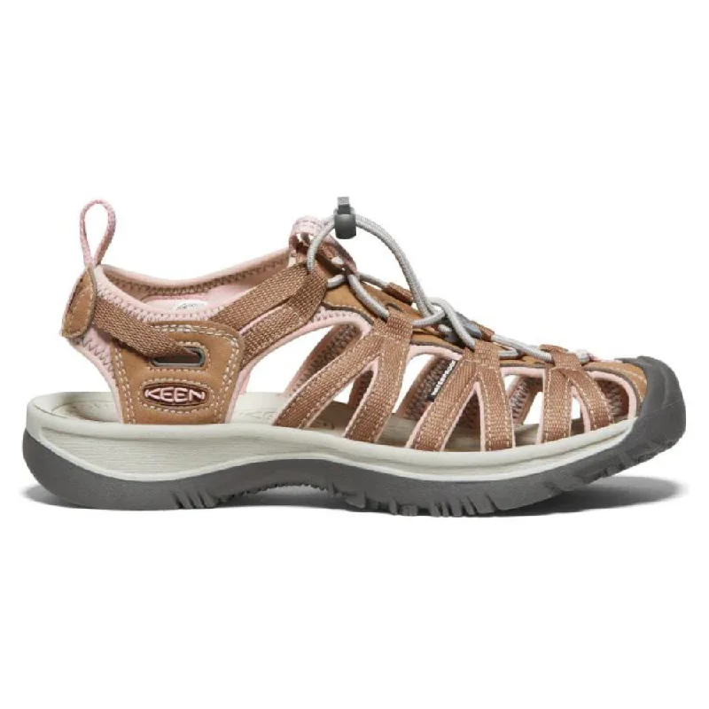 Best Work Boots Keen Whisper Toasted Coconut/Peach Whip Sandal (Women's)