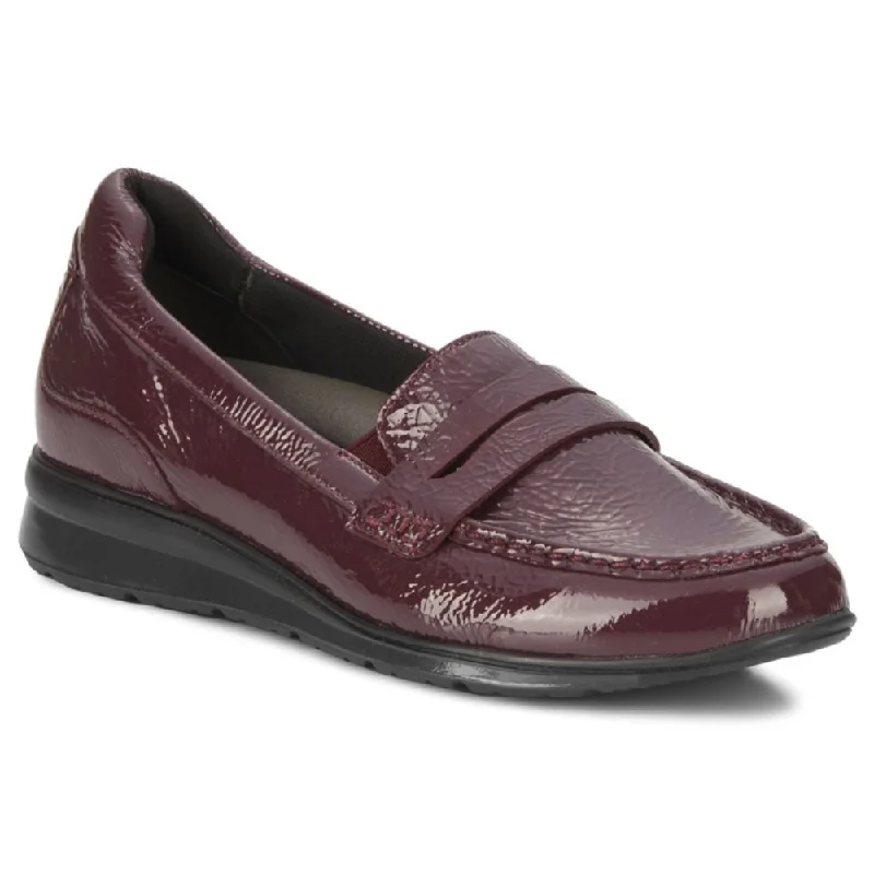 Ros Hommerson Dannon Berry Crinkle Patent Leather Loafer (Women's)