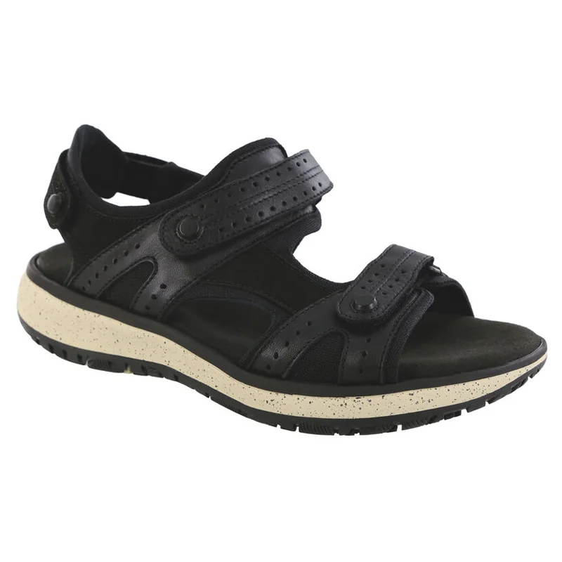 Casual Running Sneakers SAS Embark Black Ash Sport Sandal (Women's)