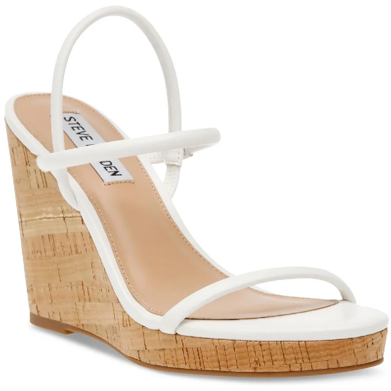 Light Running Shoes Steve Madden Womens Leather Almond Toe Platform Sandals