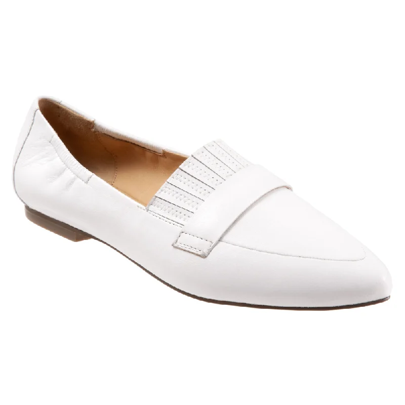 Trotters Emotion White Leather Slip-On (Women's)