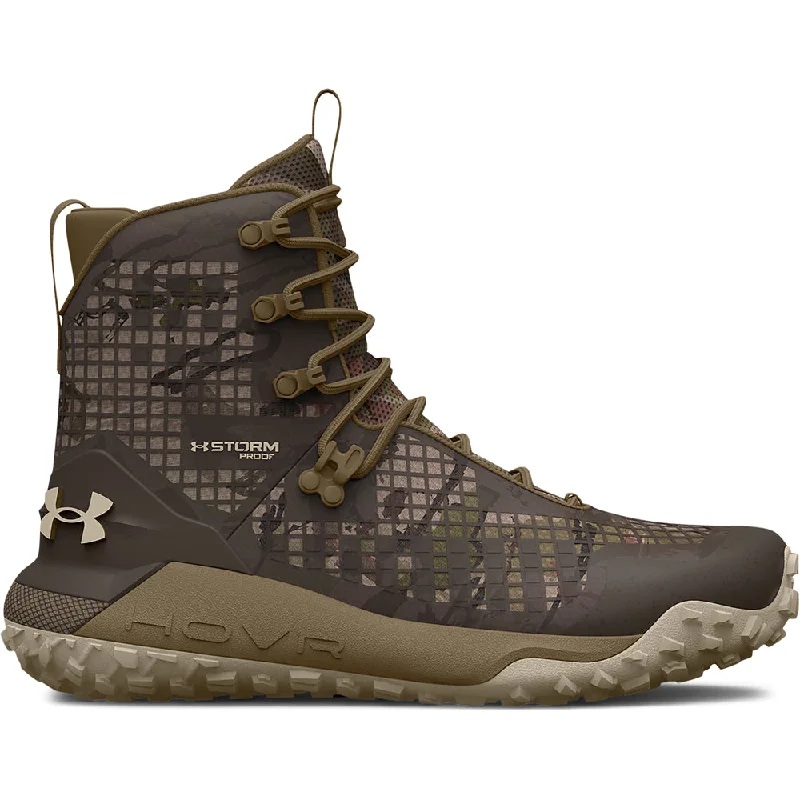 Waterproof Sports Shoes 'Under Armour' Men's 6" HOVR™ Dawn WP 2.0 Hunting-Hiker - Brown / Camo