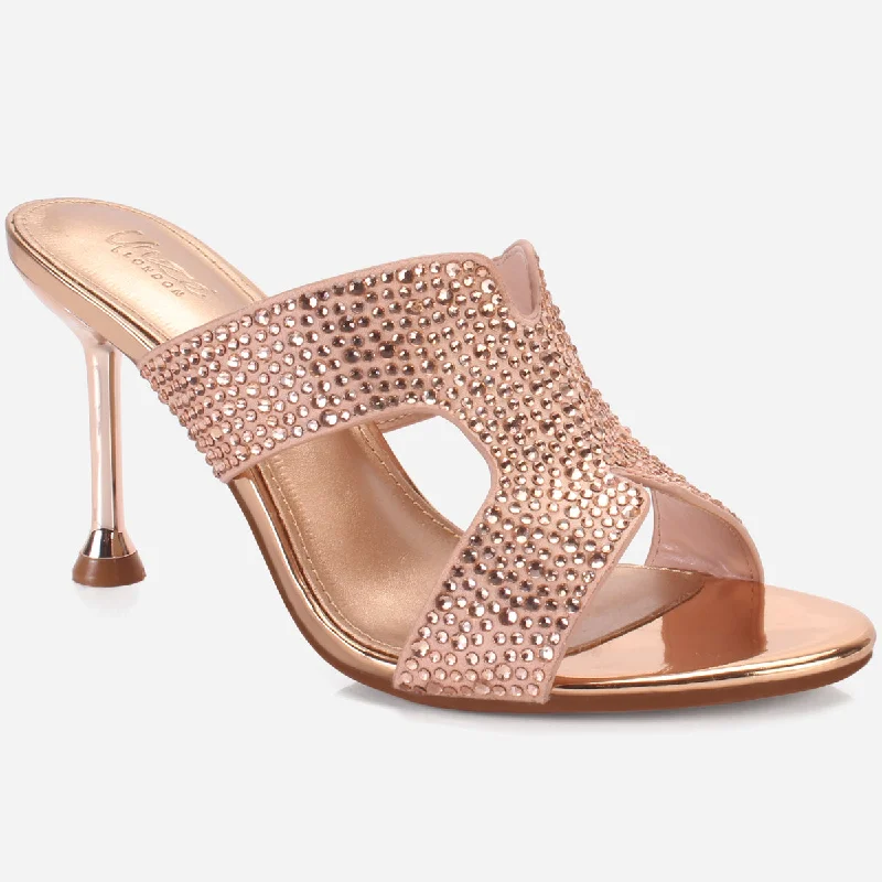 Cozy Casual Shoes Women's "AMEERA" Open Toe Decorated Wedding Sandals