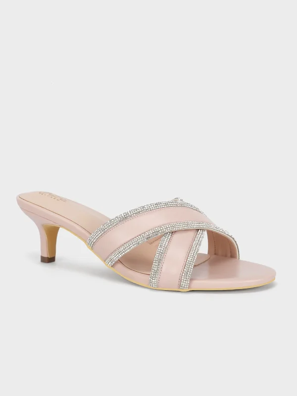 Women's "NOIRION" Cross Over Sandals