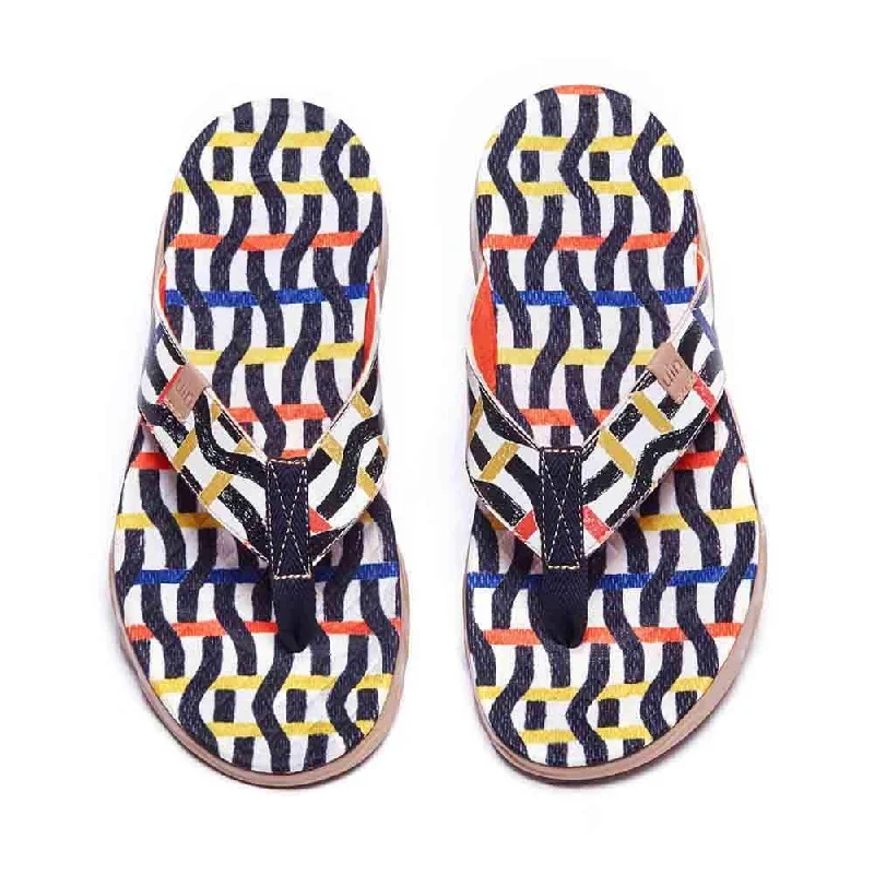 Weaving Line Men Majorca Flip Flops