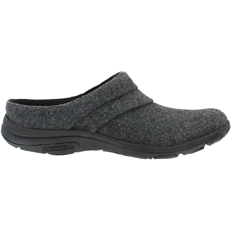 Comfortable Winter Sneakers Women's Merrell Dassie Stitch Slide Black Wool