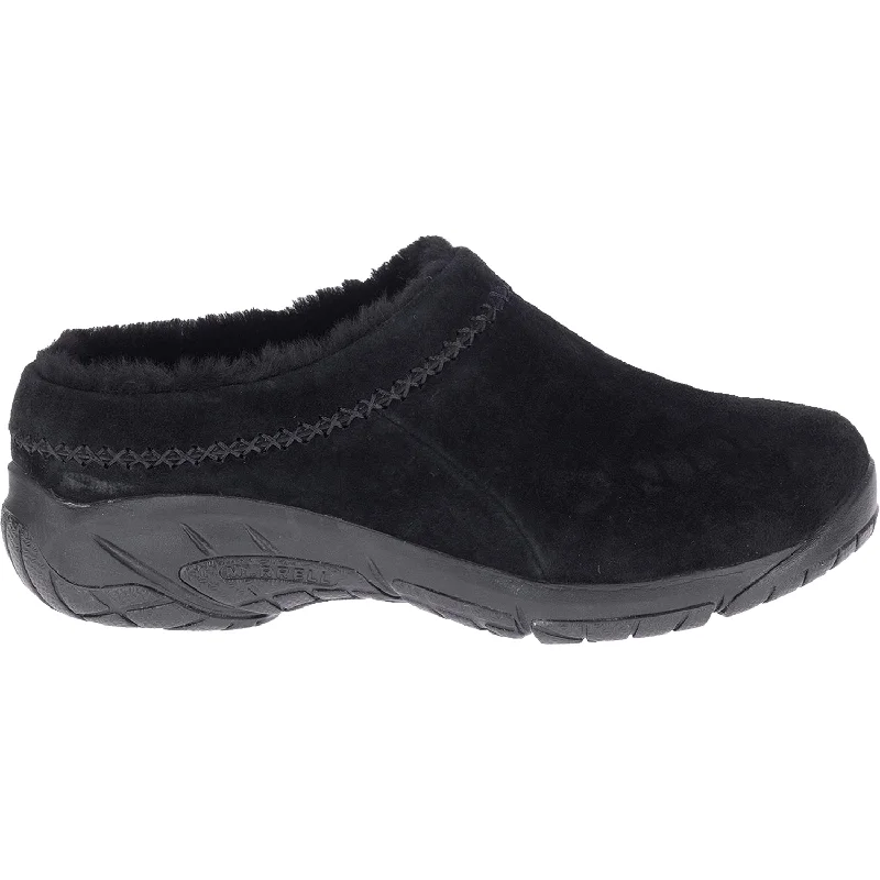 Cozy Indoor Slippers Women's Merrell Encore Ice 4 Black Suede