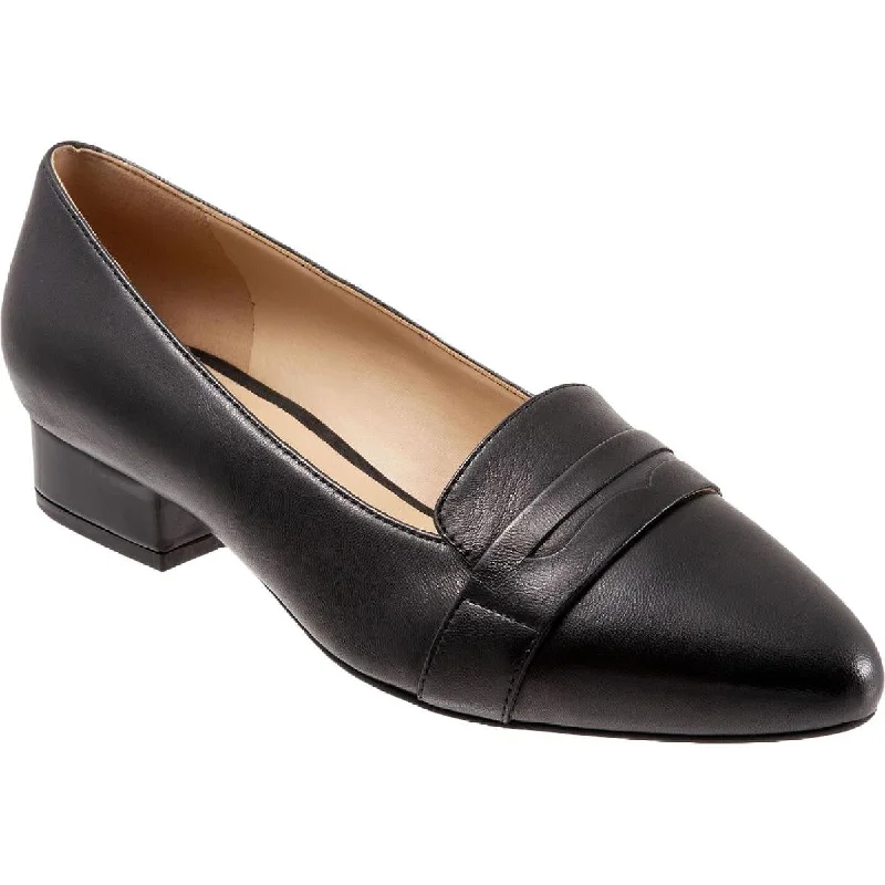 Best Formal Shoes Online Trotters Womens Joelle Leather Slip On Loafer Heels