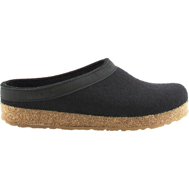 Casual Winter Shoes Unisex Haflinger GZL Black Wool