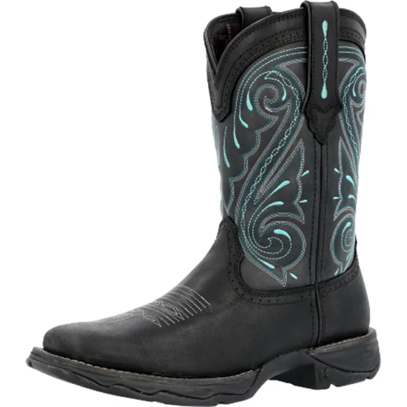 Formal Wedding Shoes Durango Women's Rebel Black Midnight Boots