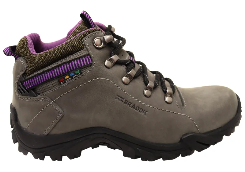 Stylish Winter Footwear Bradok Kreek 2 W Womens Comfort Leather Hiking Boots Made In Brazil