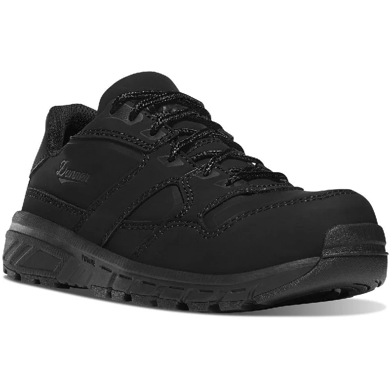 Best Hiking Shoes Online Danner Women's Run Time Low EVO Black Slip Resistant Composite Toe Work Shoe 12311