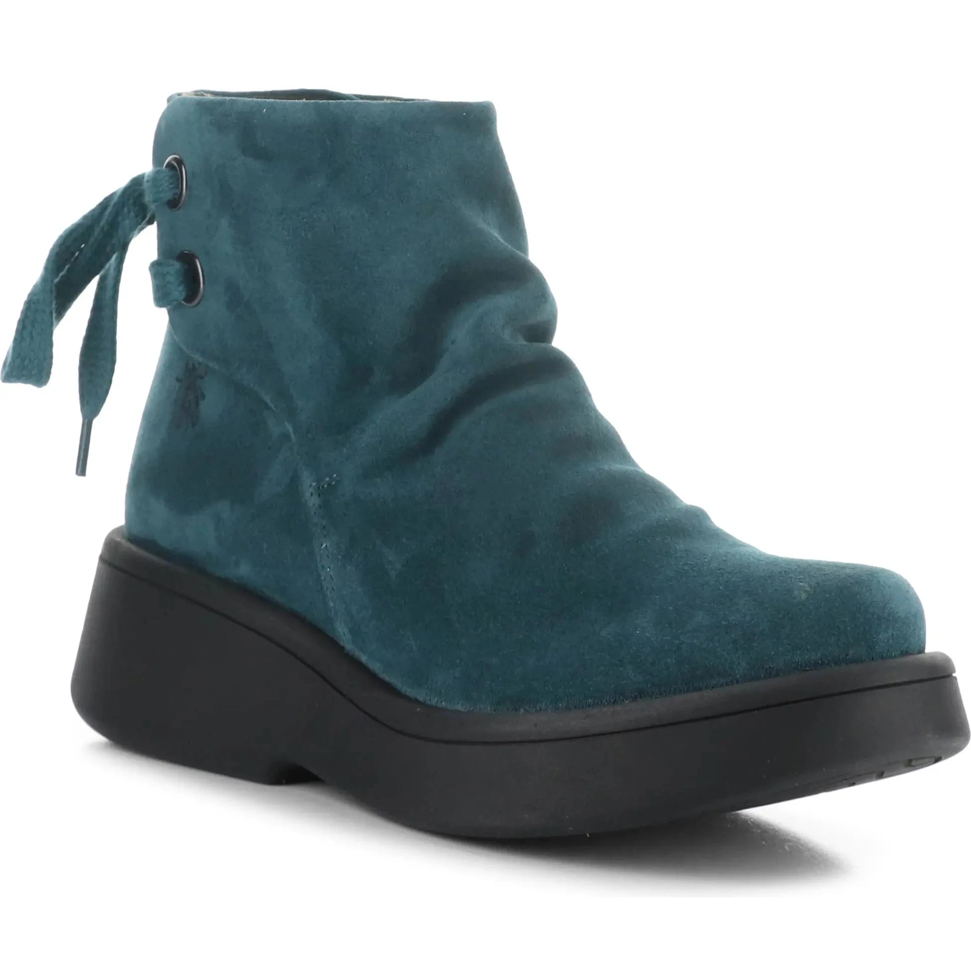 High Fashion Work Boots FLY LONDON MEBS PETROL - TURQUOISE - MEBSPETR