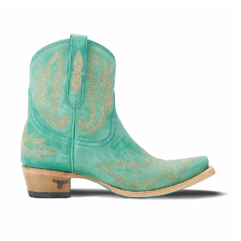 Stylish Boots For Work Lexington Embroidered Snip Toe Cowboy Booties