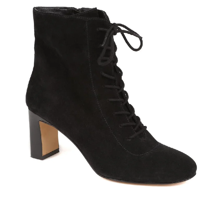 Lorah Leather Lace-Up Boots - LORAH / 324 248