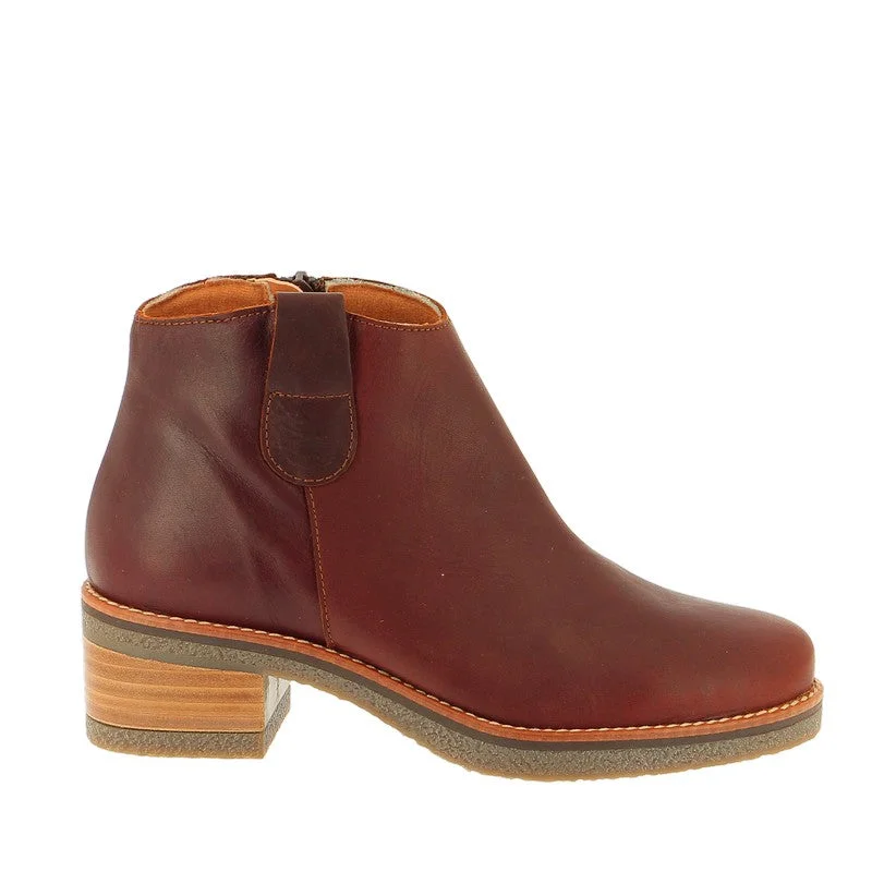 Nu By Neo Devi Dark Tan Ankle Boot