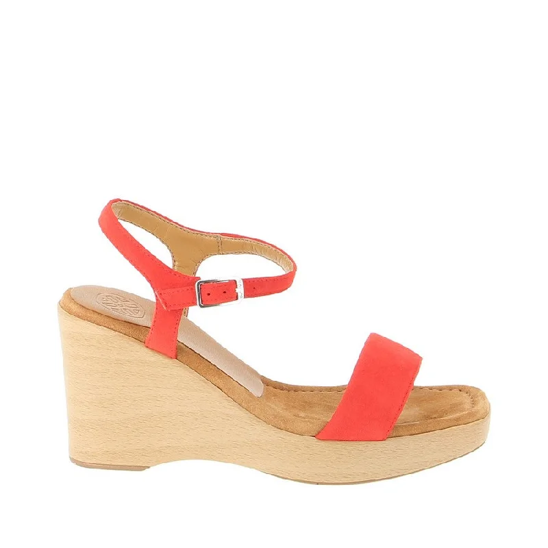 Unisa Rita Coral Wedge Sandal